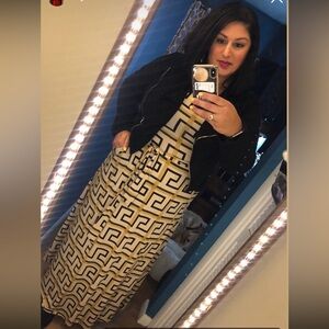 Patterned maxi dress